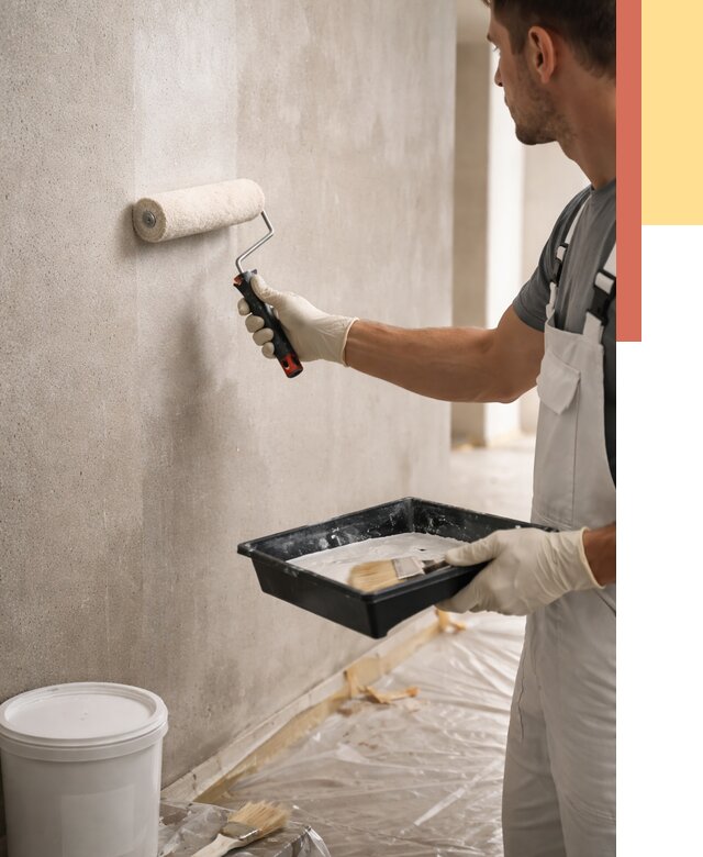 Грунтовка стен в Воткинске от 2279 руб. м2 — быстро, недорого, с материалом | ОТДЕЛОЧНИК-Втк