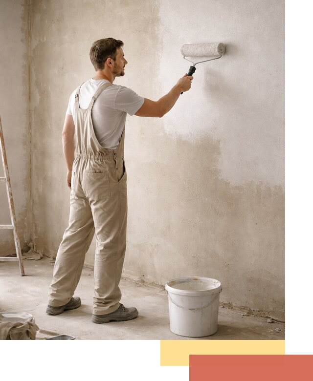 Грунтовка стен под отделку в Воткинске профессиональным раствором