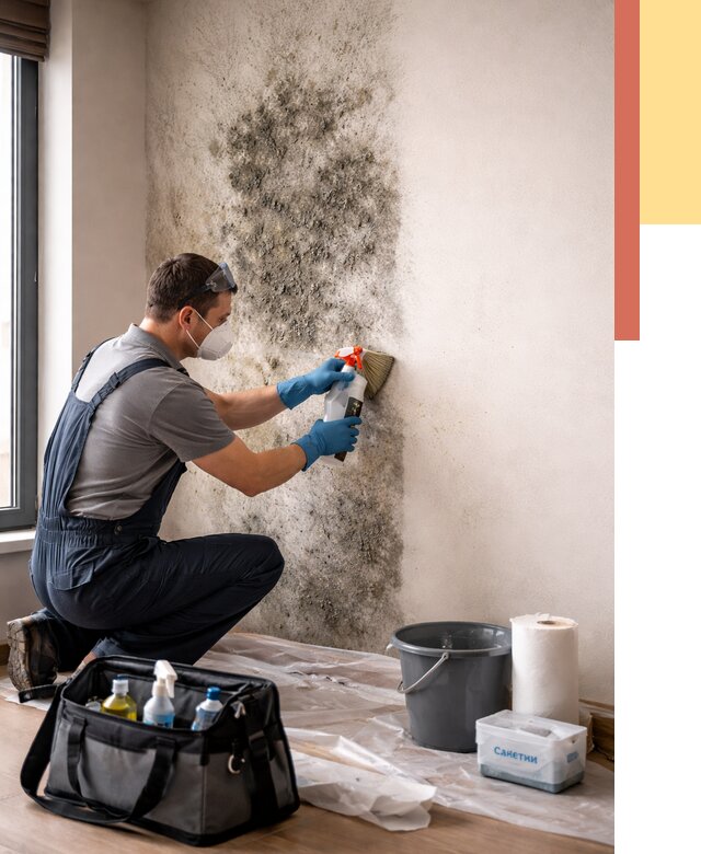 Удаление плесени со стен в Воткинске от 2227 руб. — быстро и недорого | ОТДЕЛОЧНИК-Втк