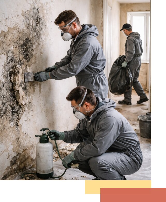 Удаление плесени со стен профессионально в Воткинске