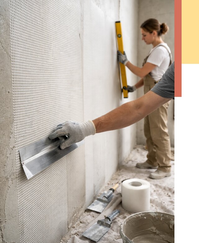 Армирование стен стеклосеткой в Воткинске от 3315 руб. под ключ | ОТДЕЛОЧНИК-Втк