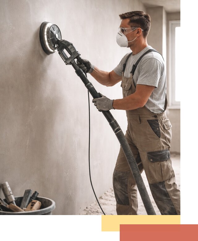 Профессиональная шлифовка стен в Воткинске быстро и качественно