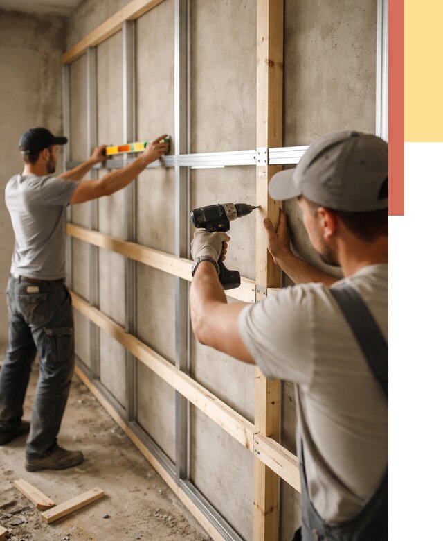 Устройство обрешетки под панели в Воткинске от 2176 руб. — монтаж под ключ | ОТДЕЛОЧНИК-Втк