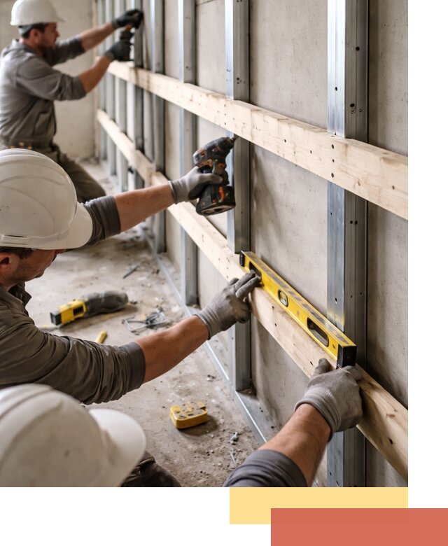 Устройство обрешетки под панели в Воткинске