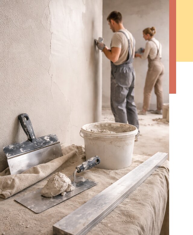 Штукатурка стен гипсовая в Воткинске от 4662 руб/м2 — быстро и недорого | ОТДЕЛОЧНИК-Втк