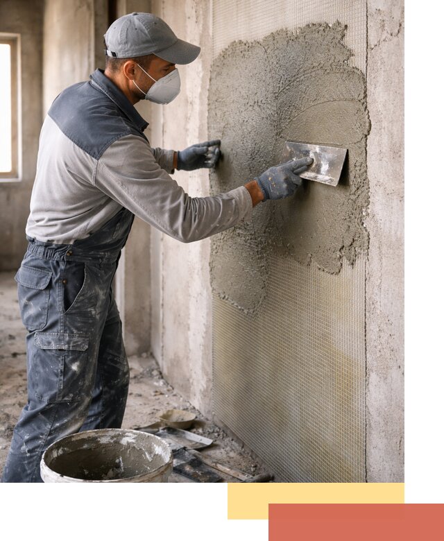 Штукатурка стен по сетке в Воткинске под ключ качественно и быстро