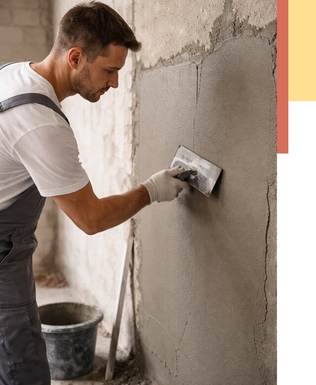 Штукатурка стен под плитку в Воткинске от 4351 руб./м2 — выравнивание под плитку | ОТДЕЛОЧНИК-Втк