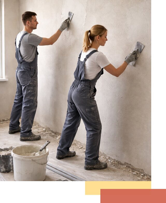 Штукатурка стен под обои в Воткинске профессионально и быстро