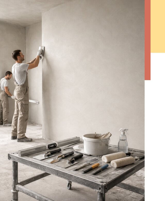 Штукатурка стен под покраску в Воткинске от 4662 руб./м² — качественно и недорого | ОТДЕЛОЧНИК-Втк