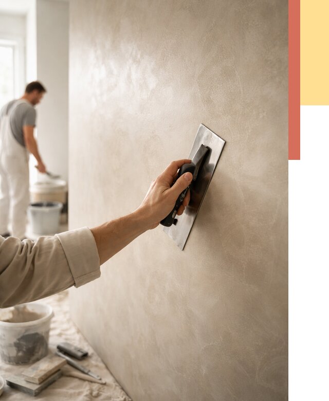 Венецианская штукатурка в Воткинске от 3626 руб/м² — нанесение стен под ключ | ОТДЕЛОЧНИК-Втк