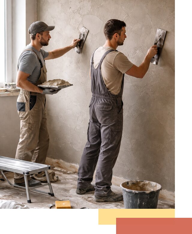 Ремонт декоративной штукатурки и восстановление фактуры в Воткинске