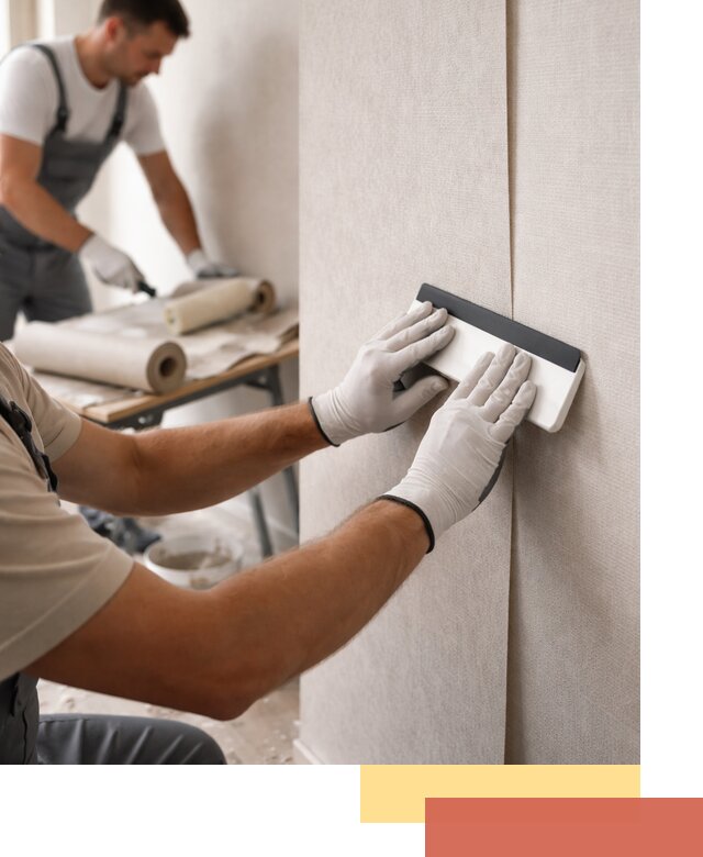 Поклейка обоев под покраску в Воткинске профессионально и быстро