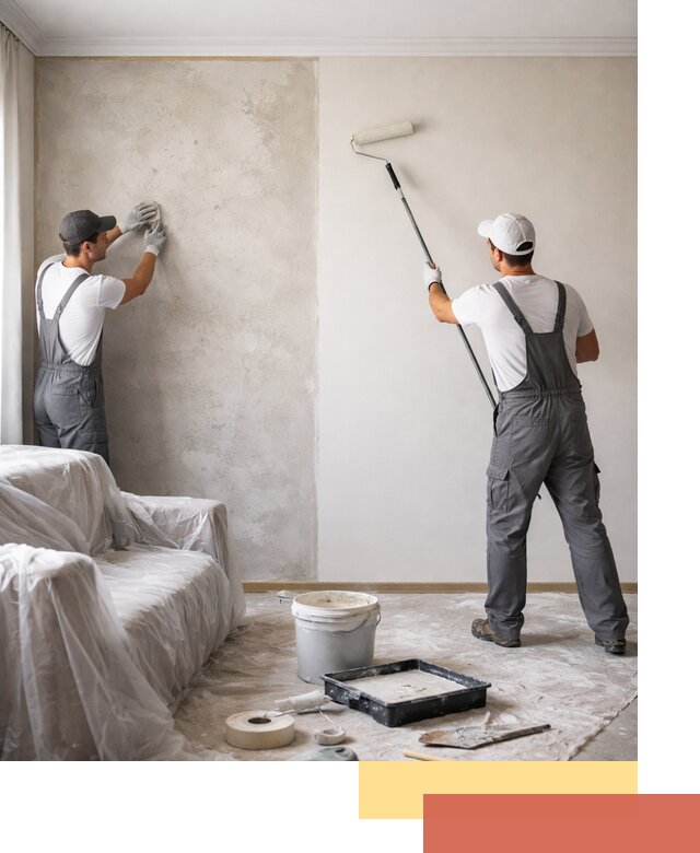 Покраска стен антивандальной краской в Воткинске