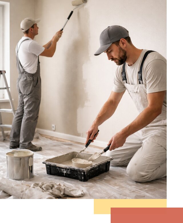 Покраска стен в квартире в Воткинске — профессионально и аккуратно