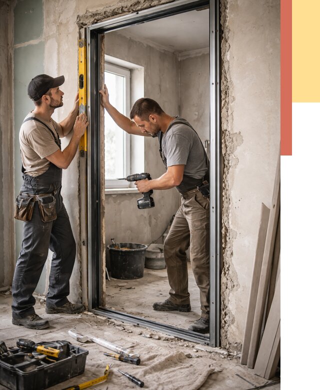 Закладка дверного проема в Воткинске от 3626 руб. — быстро и недорого | ОТДЕЛОЧНИК-Втк