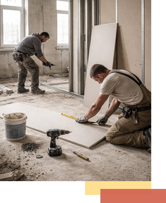 Кладка перегородок из ПГП под ключ в Воткинске