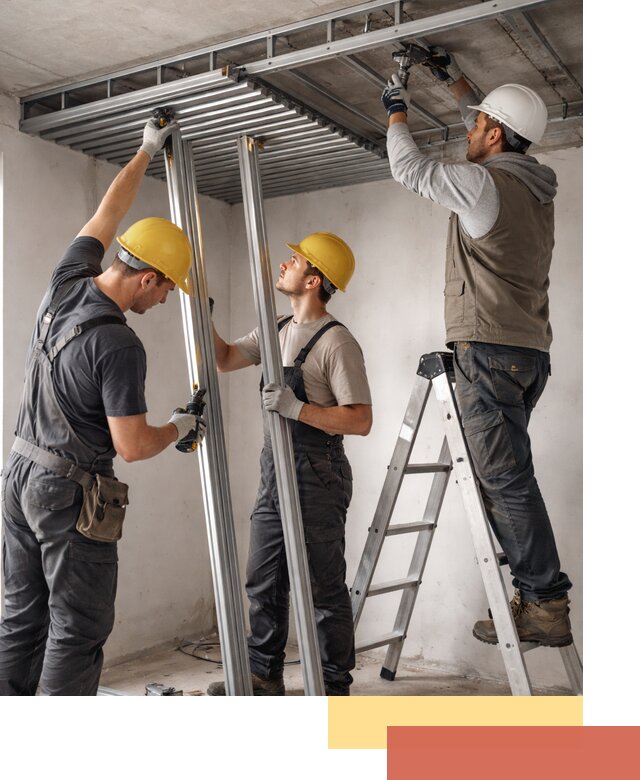 Монтаж реечного потолка под ключ в Воткинске