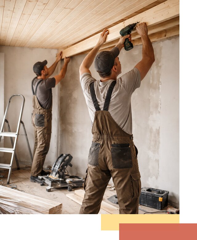 Монтаж потолка из вагонки в Воткинске профессионально и аккуратно