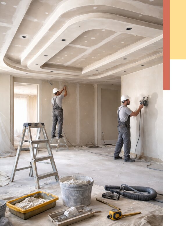 Многоуровневый потолок из гипсокартона в Воткинске от 777 руб. под ключ | ОТДЕЛОЧНИК-Втк