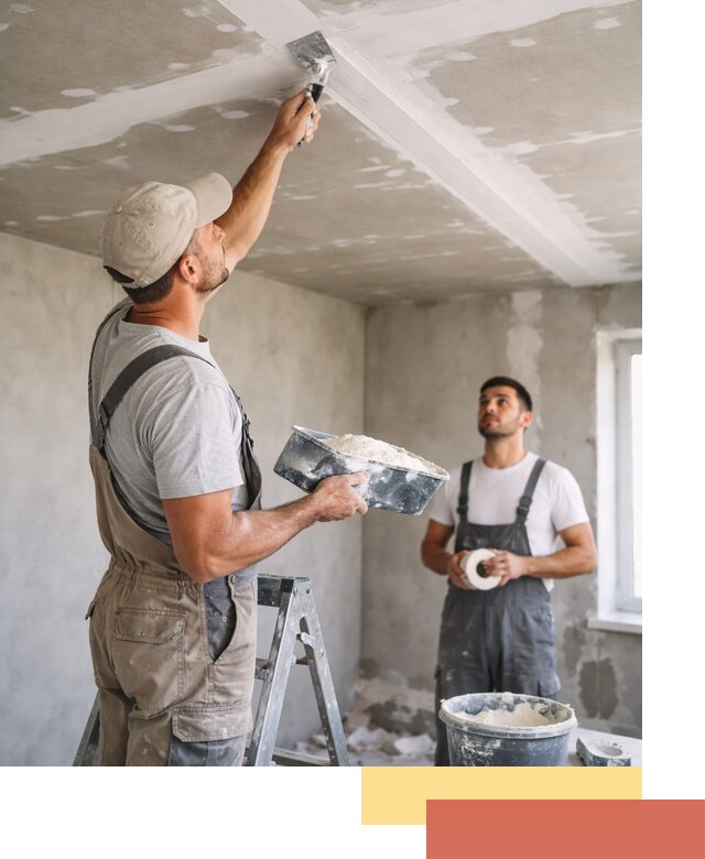 Обработка швов потолка ГКЛ в Воткинске: качественная заделка и шпатлевка