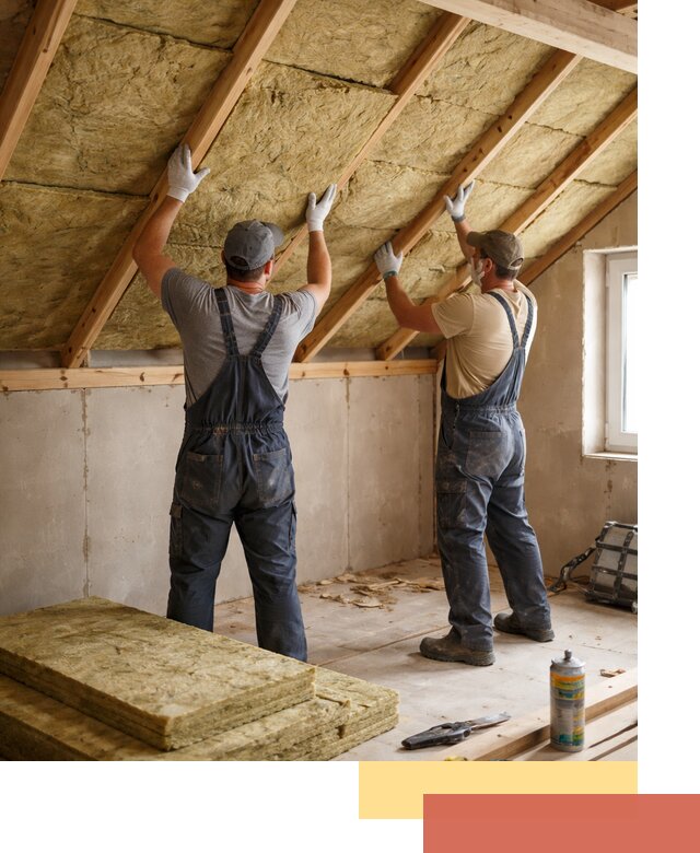 Утепление потолка минеральной ватой в Воткинске